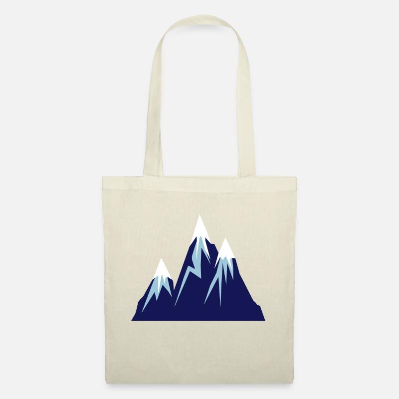 mountains comic - Stoffbeutel - Natur
