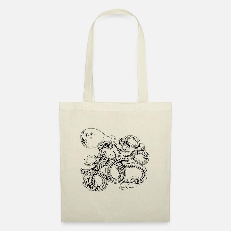 Kraken - Stoffbeutel - Natur
