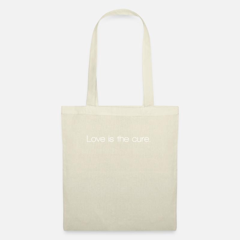 Love is the cure - Stoffbeutel - Natur