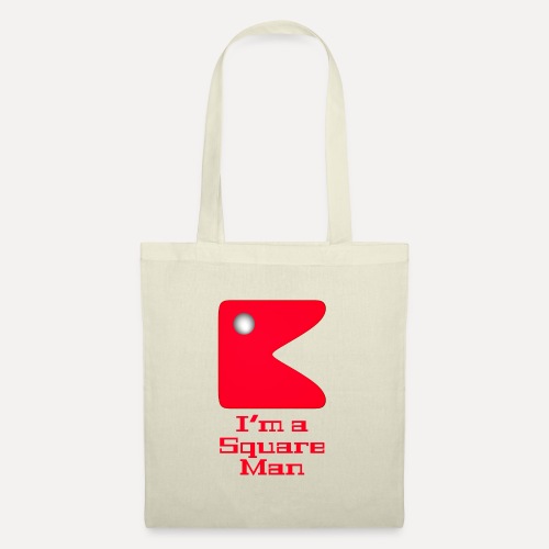 Square man red - Tote Bag