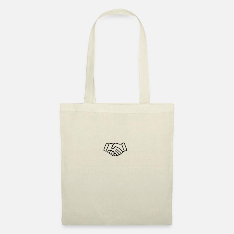 Poignée de main - Sac en tissu - nature