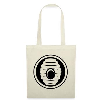 Abeille Icon miel - Sac en tissu - nature - Devant