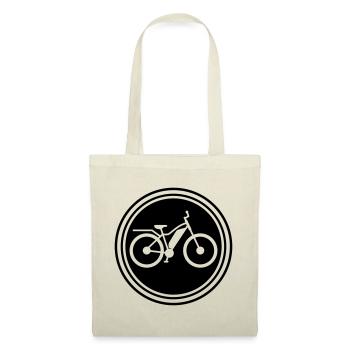 ebike fahrrad - Stoffbeutel - Natur - Vorne