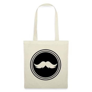 Symbole de moustache - Sac en tissu - nature - Devant
