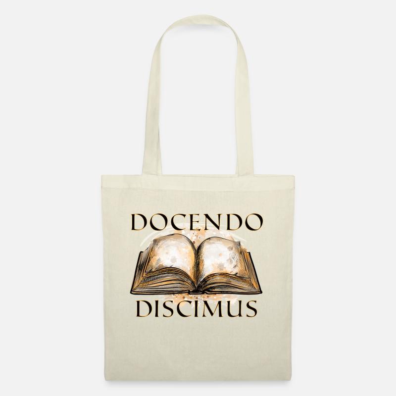 Docendo Discimus Durch Lehren lernen wir - Stoffbeutel - Natur