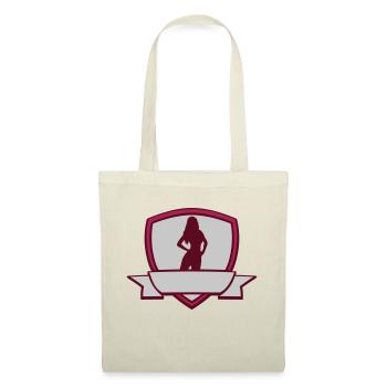 Wappen Hot Girl - Stoffbeutel - Natur - Vorne