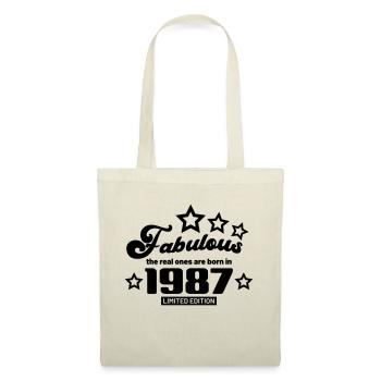 fabulous the real ones are born in 1987 - Tote Bag - nature - Front