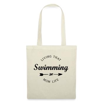 swimming mom life - Tote Bag - nature - Front