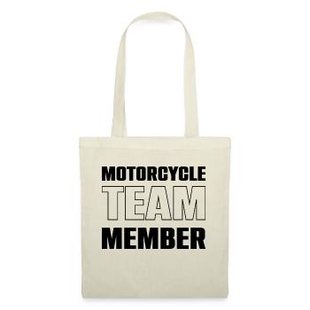 Équipe moto - Sac en tissu - nature - Devant