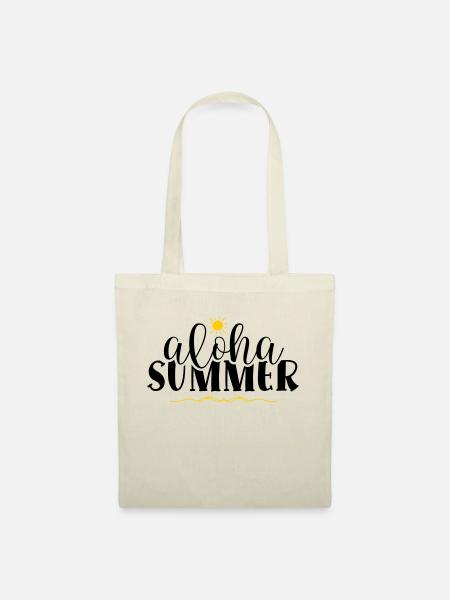 aloha summer - Stoffbeutel - Natur