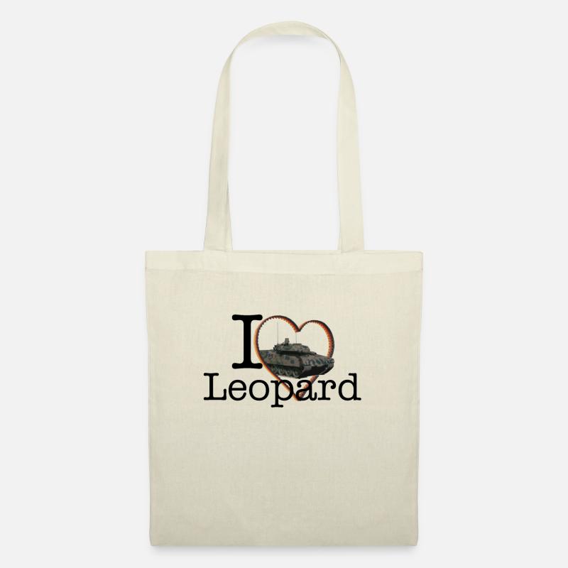 Leopard - Stoffbeutel - Natur
