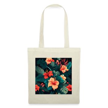 Tropical Flowers Floral - Tote Bag - nature - Front
