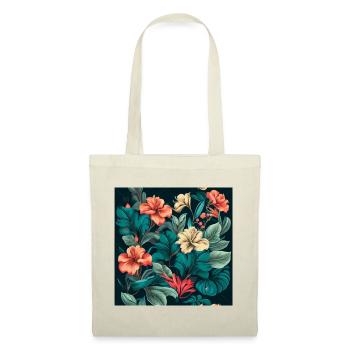 Tropical Flowers Floral - Tote Bag - nature - Front
