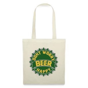 NE VOUS INQUIÉTEZ PAS BIÈRE HEUREUSE - Sac en tissu - nature - Devant