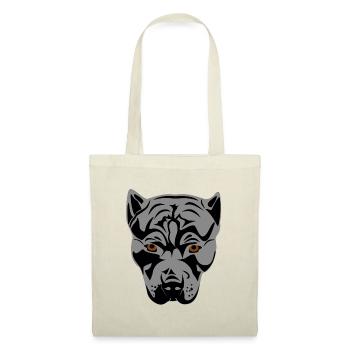 Pittbull Head Design Graphic - Tote Bag - nature - Front