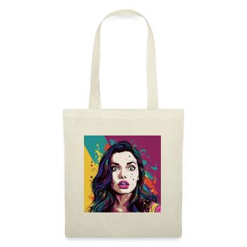 Pop Art Surprised Face - Tote Bag - nature - Front
