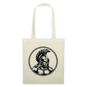 Spartan Warrior Gladiator Muskeln - Stoffbeutel - Natur - Vorne