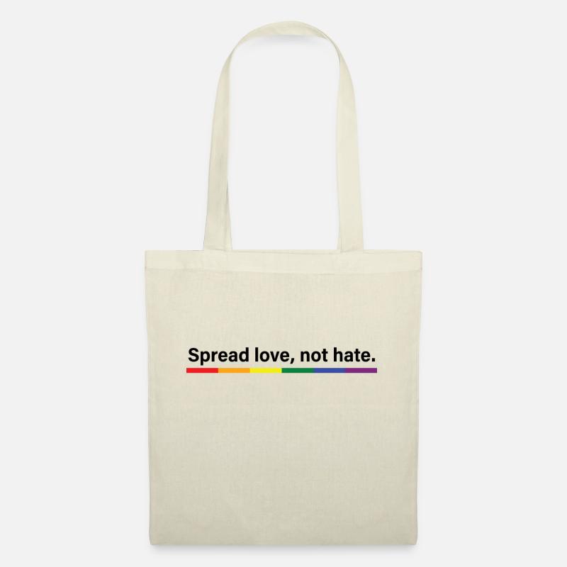 Spread love, not hate - Tote Bag - nature
