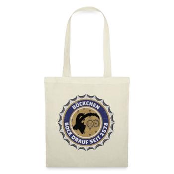 TAPIS DE BIÈRE BOCK DRAUF - Sac en tissu - nature - Devant