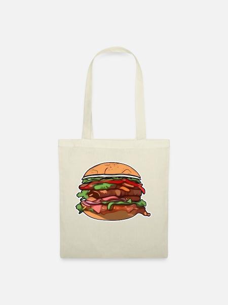 Burger - Stoffbeutel - Natur