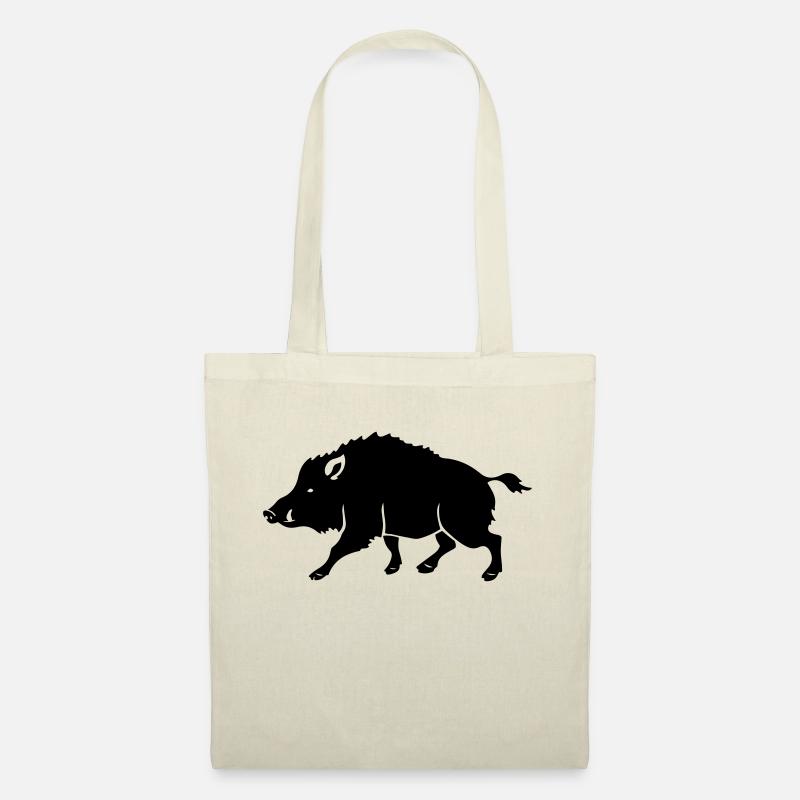 Wildschwein - Stoffbeutel - Natur