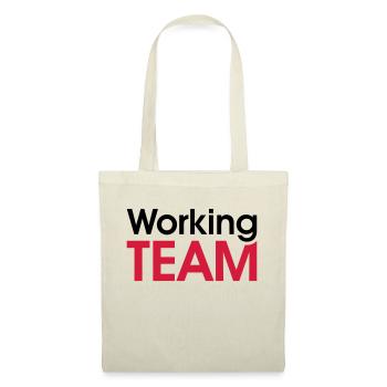 Angestellter Kollege Büro Partnerschaft Job Arbeit - Stoffbeutel - Natur - Vorne