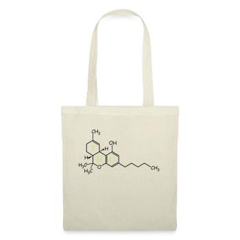 THC Struktur - Stoffbeutel - Natur - Vorne