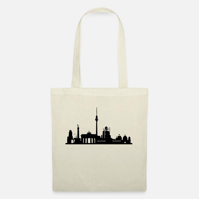 Berlin Skyline - Stoffbeutel - Natur