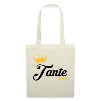 Oncle / Tante / Cousin / Cousine - Sac en tissu - nature - Devant