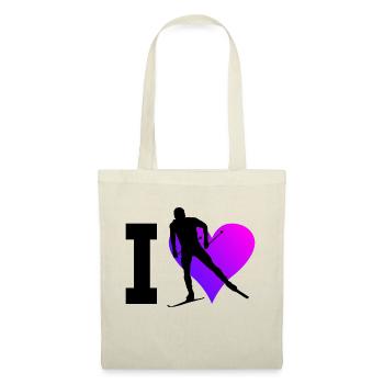 Classique masculine de patinage de fond - Sac en tissu - nature - Devant
