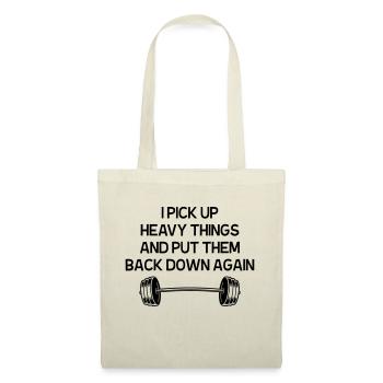 WORK OUT GYM EXERCISE GIFT - Tote Bag - nature - Front