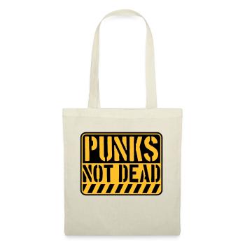 punks not dead Zitat - Stoffbeutel - Natur - Vorne