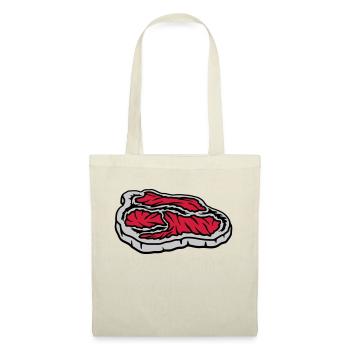Steak juteux sanglant Grill Master - Sac en tissu - nature - Devant