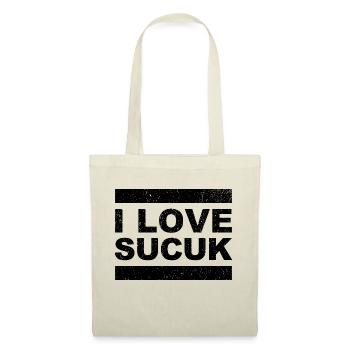 I Love Sucuk Turkish Sausage Garlic Delicious Food - Tote Bag - nature - Front