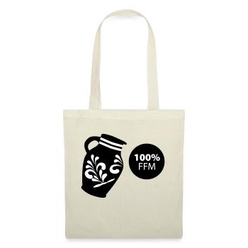 Bembel 100% FFM #069 #FrankfurtLiebe #FFMoriginal - Stoffbeutel - Natur - Vorne