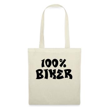 100% biker - Sac en tissu - nature - Devant