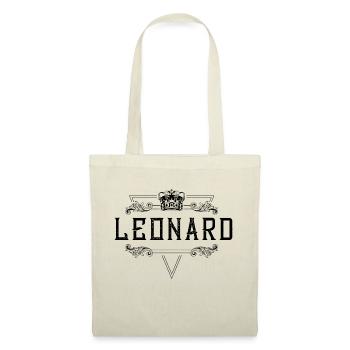 Nom Leonard - Sac en tissu - nature - Devant