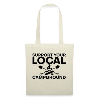 Soutenez votre terrain de camping local 2 - Sac en tissu - nature - Devant