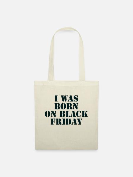 Black friday - Stoffbeutel - Natur