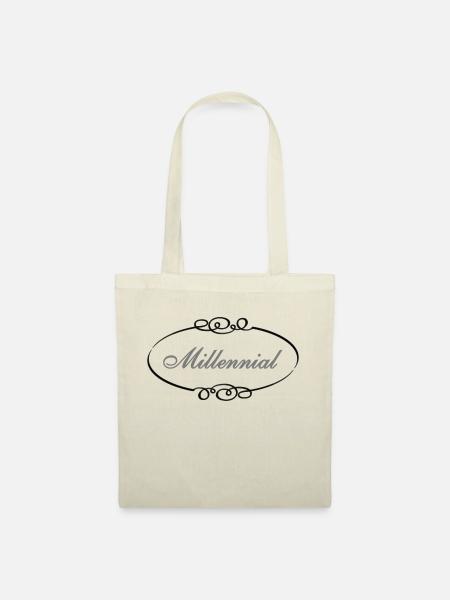 Millennial - Stoffbeutel - Natur