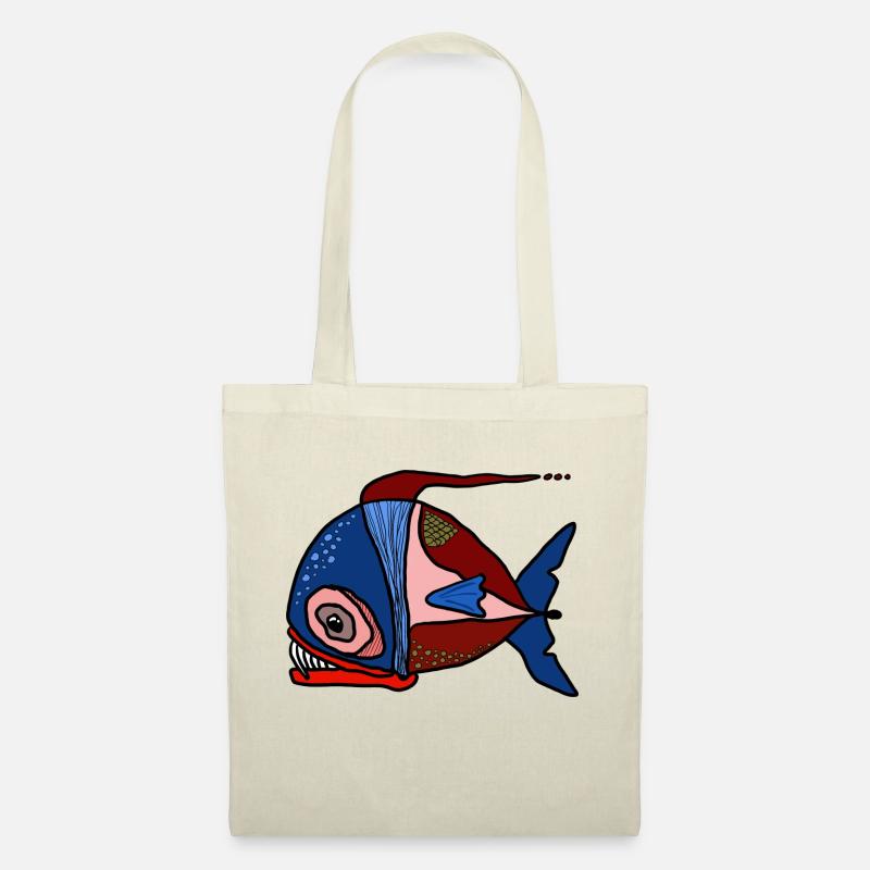 fisch - Stoffbeutel - Natur