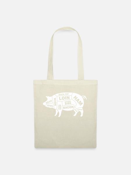 Pig Schwein - Stoffbeutel - Natur