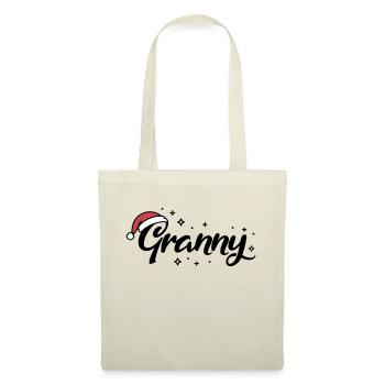 Christmas Hat Granny Grandma - Tote Bag - nature - Front