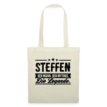 Man Myth Legend Steffen - Sac en tissu - nature - Devant