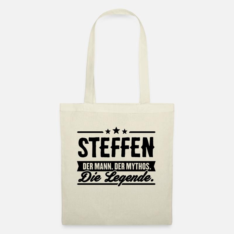 Mann Mythos Legende Steffen - Stoffbeutel - Natur