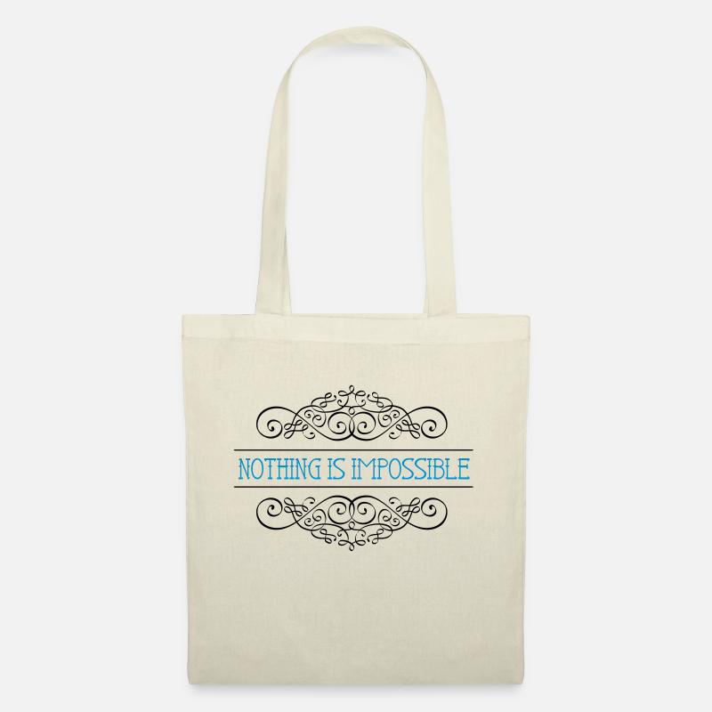 Rien est impossible - Sac en tissu - nature