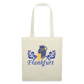 Frankfurt Bembel Geripptes - Stoffbeutel - Natur - Vorne