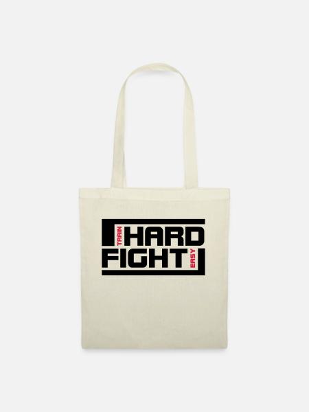 hard fight - Stoffbeutel - Natur