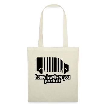 home is where you park it - Stoffbeutel - Natur - Vorne
