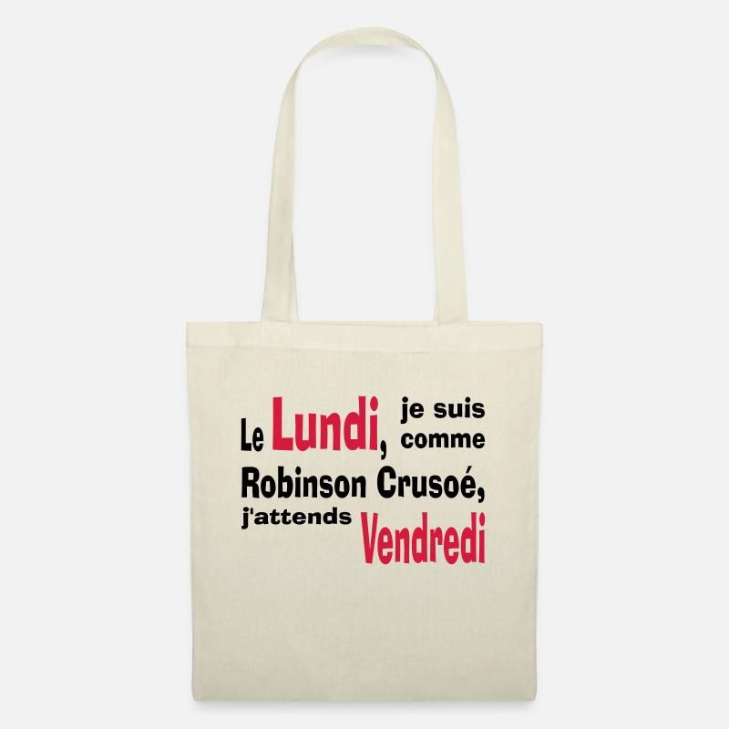 Robinson Crusoe - Stoffbeutel - Natur
